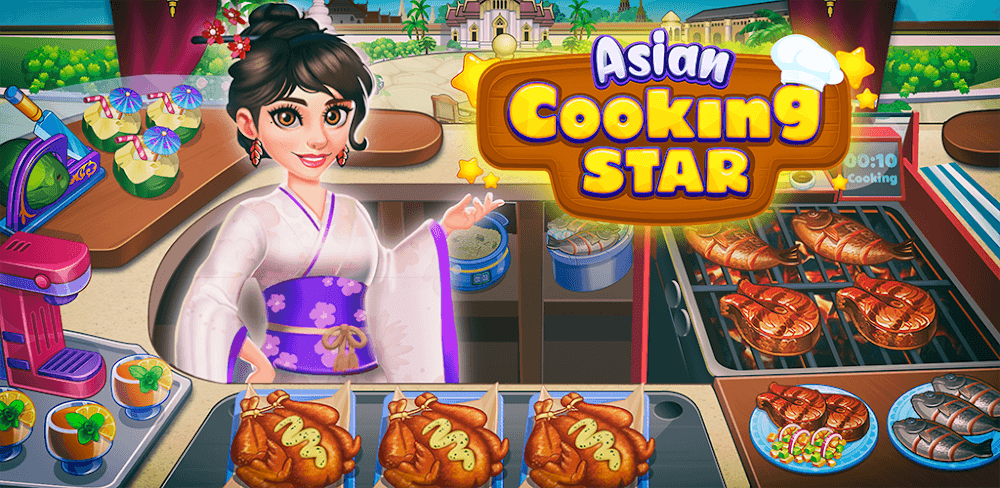 Asian Cooking Star v1.45.0 MOD APK (Unlimited Diamond) Download