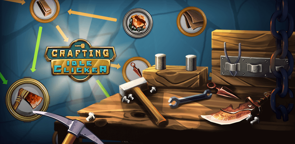 Crafting Idle Clicker v6.2.1 MOD APK (Speed Boost, Sell Multiplier) Download