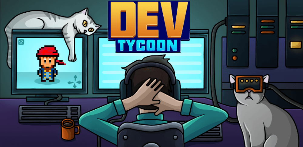 Dev Tycoon Inc v2.8.9 MOD APK (Unlimited XP, Skill, Score Point, All Unlocked) Download