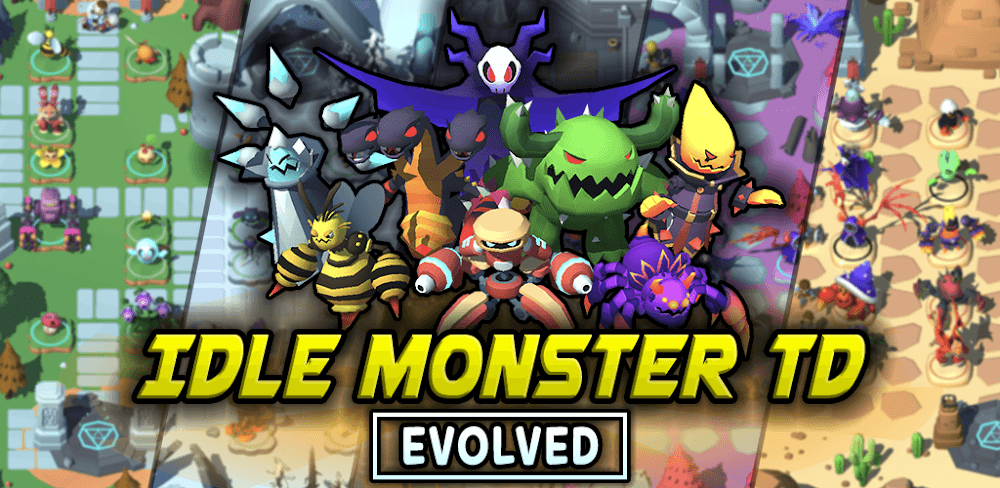 Idle Monster TD Evolved v52 MOD APK (One Hit Kill) Download