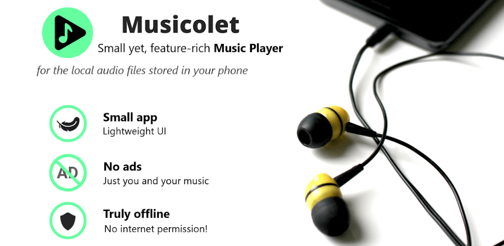 Musicolet Music Player v6.5 APK + MOD (Pro Unlocked) Download