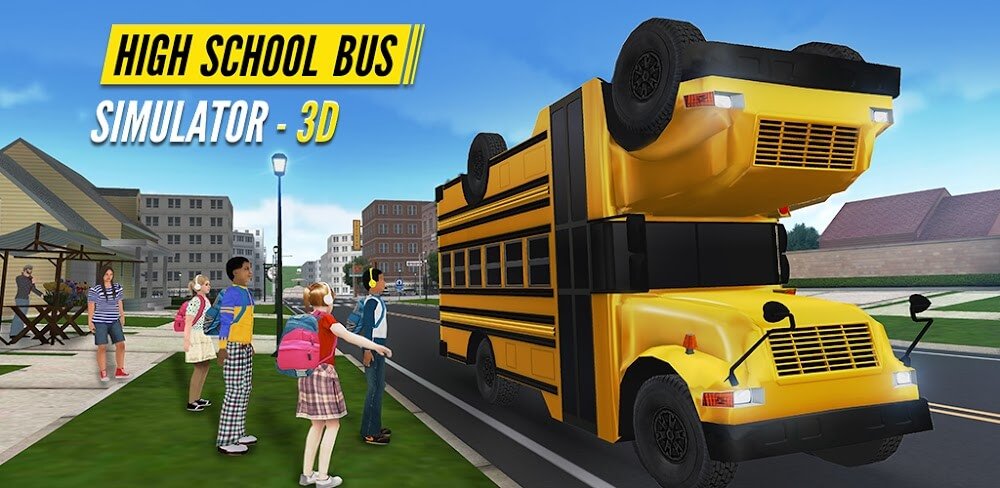 School Bus Simulator Driving v4.2 MOD APK (Speed Game, Unlimited Money) Download