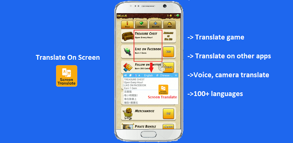 Translate On Screen v1.109 MOD APK (Premium Unlocked) Download