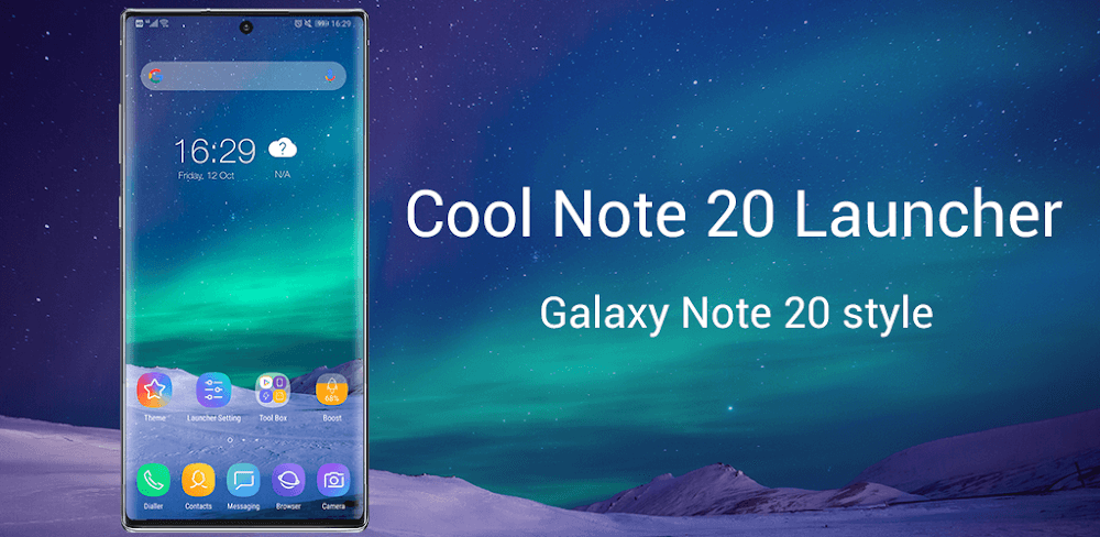 Cool Note20 Launcher v9.5.1 MOD APK (Prime Unlocked) Download