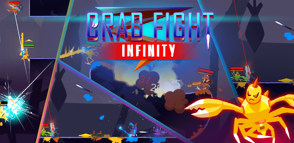 Crab Fight Infinity v1.17 MOD APK (Unlimited Gems, VIP, Menu) Download