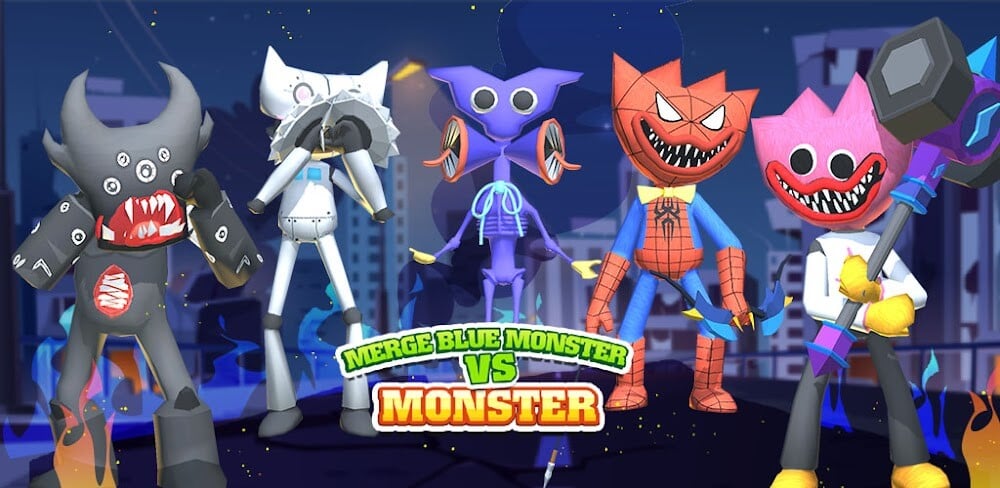 Merge Blue Monster vs Monster v1.06 MOD APK (Unlimited Money) Download