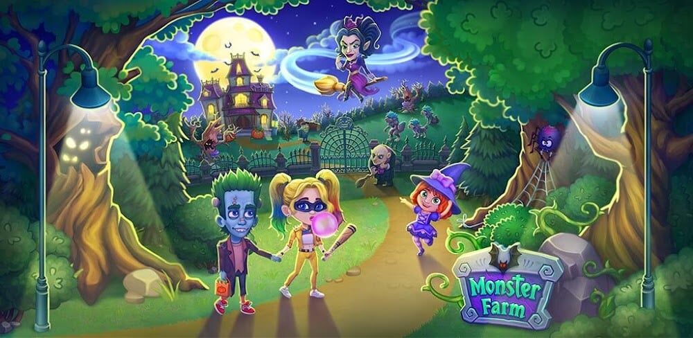 Monster Farm. Family Halloween v2.10 MOD APK (Unlimited Money) Download