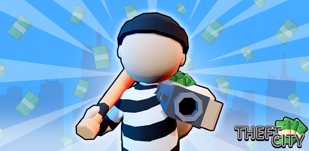 Theft City v1.1.5 MOD APK (Money, Free Shopping) Download