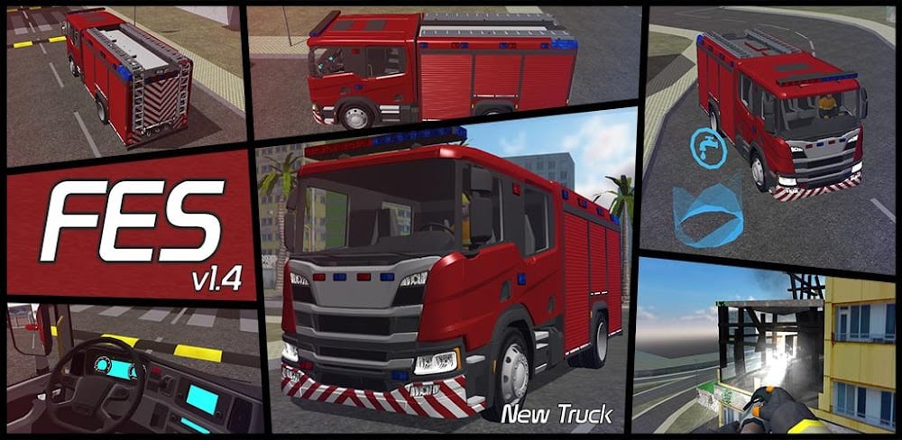 Fire Engine Simulator v1.4.8 MOD APK (Unlimited Money, No ADS) Download