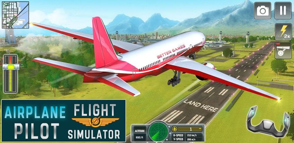 Flight Simulator v2.8 MOD APK (Unlimited Money) Download