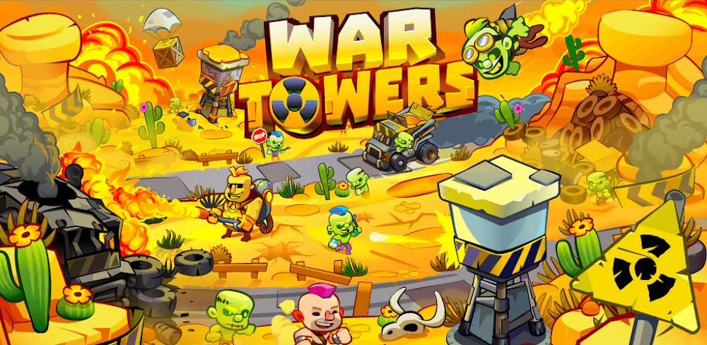 War Towers – Base Wave Defense v14.0.14 MOD APK (Unlimited Bolts/Drops/Badges) Download