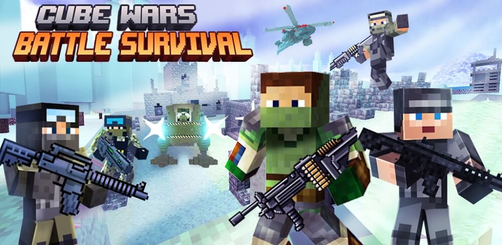 Cube Wars Battle Survival v1.69 MOD APK (Enemy Can’t Attack) Download