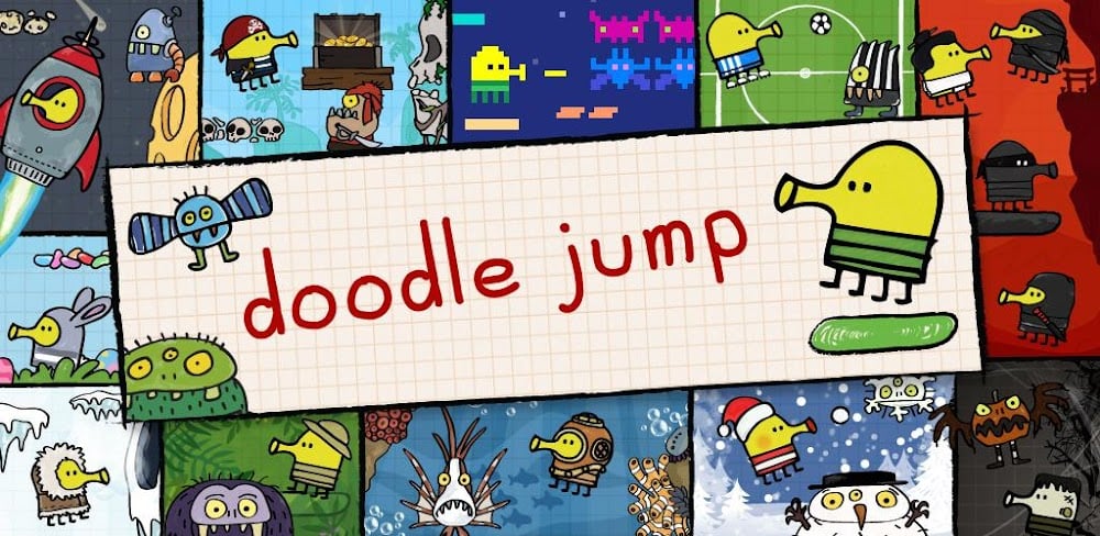 Doodle Jump v3.11.22 MOD APK (Unlimited Coins, Unlocked Level) Download