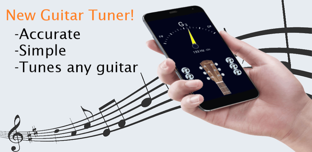 Guitar Tuner v1.10.2 MOD APK (Premium Unlocked) Download