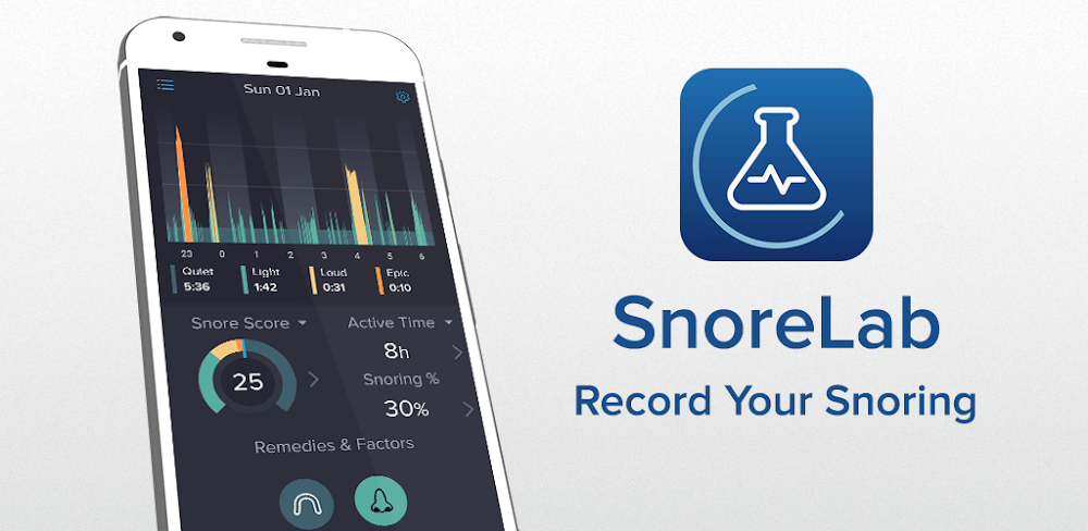 SnoreLab v2.17.0 MOD APK (Premium Unlocked) Download