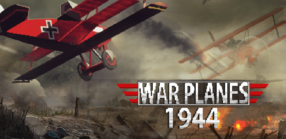 Warplanes 1944 WW2 War Flight v1.9 MOD APK (Free Shopping) Download