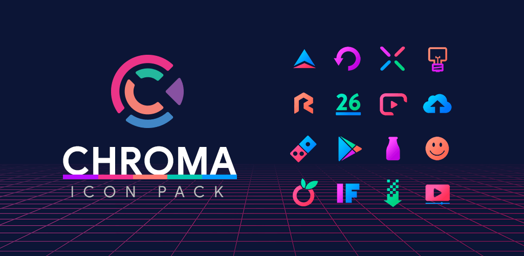 Download Chroma – Icon Pack v3.4.7 APK (Patched) for Android
