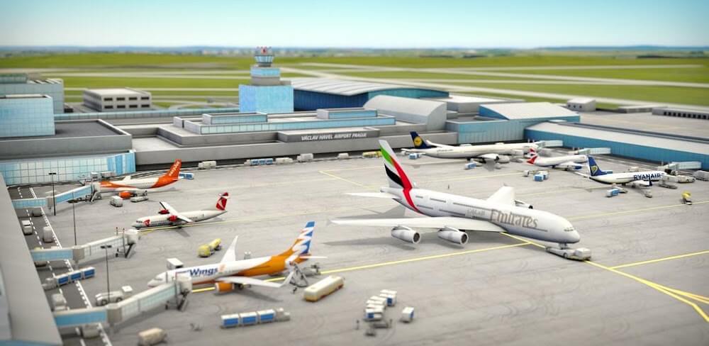 World of Airports v1.50.5 MOD APK + OBB (All Airports, Planes Unlocked) Download