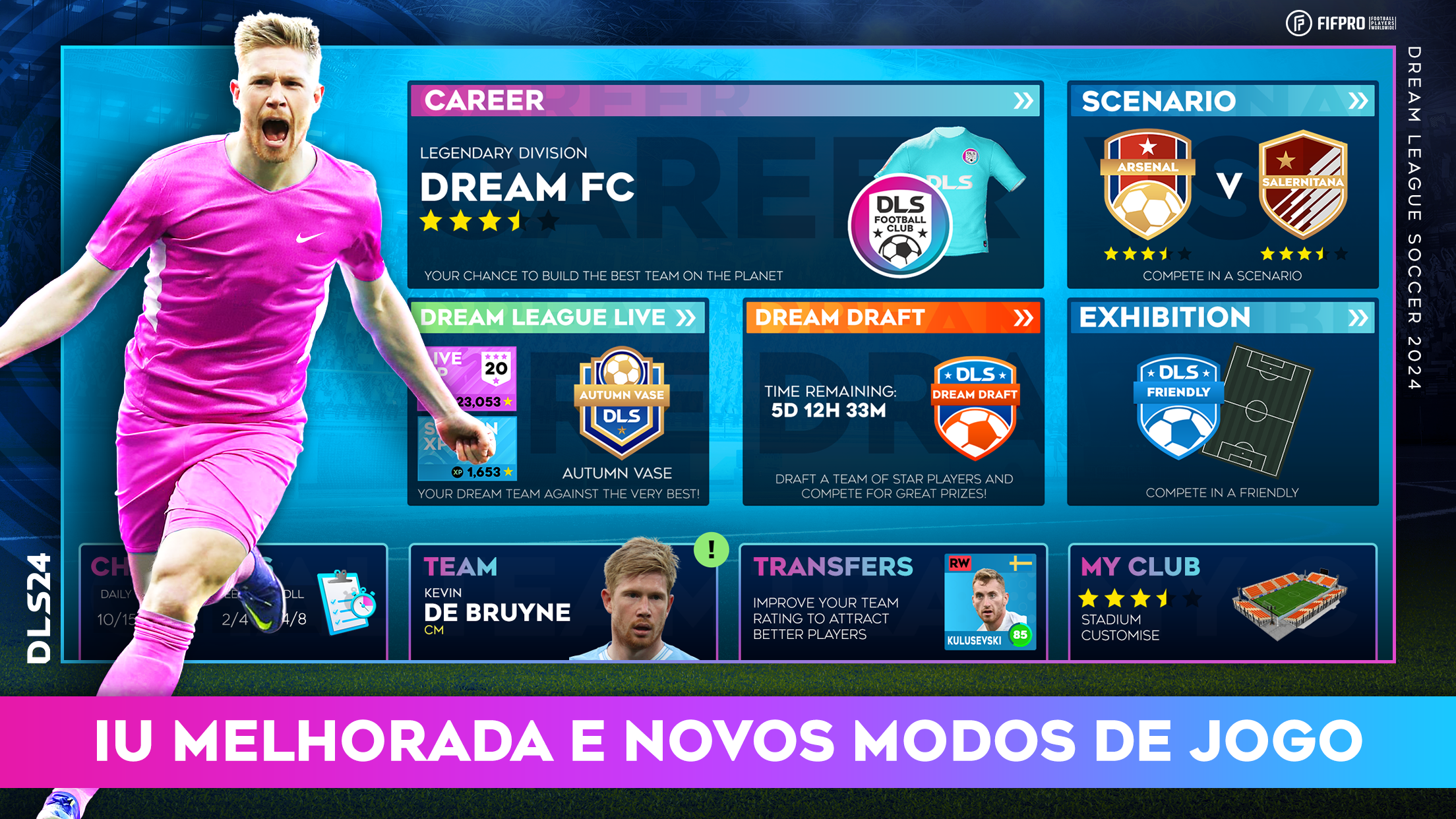 Dream League Soccer 2024 v11.020 Apk Mod [Dinheiro Infinito]
