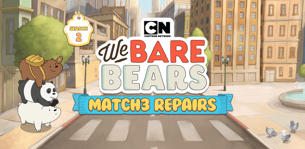 We Bare Bears Match3 Repairs v2.4.7 MOD APK (Unlimited Stars) Download