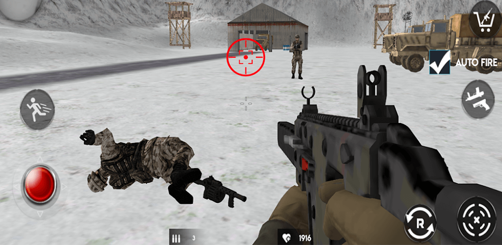 Modern Commando 3D v1.0.37 MOD APK (God Mode, Dumb Enemy) Download