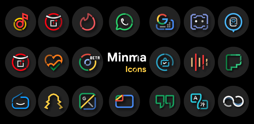 Download Minma Icon Pack v2.5 b27 APK + MOD (Unlocked All)